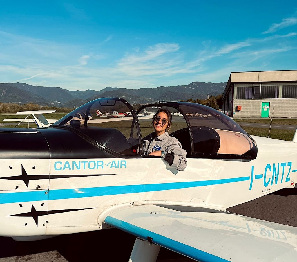 Letizia Babando, 22 anni, pilota commerciale